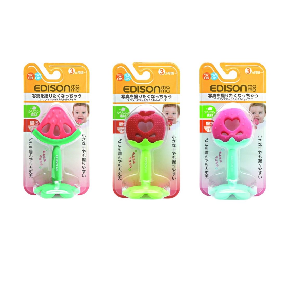 Edisonmama Kamikami Baby Strawberry Teether