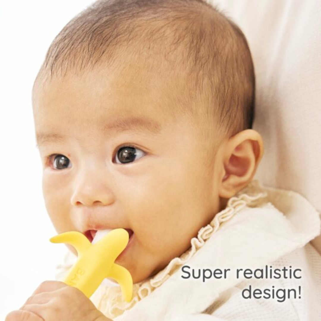 Edisonmama My First Silicon Baby Toothbrush Banana