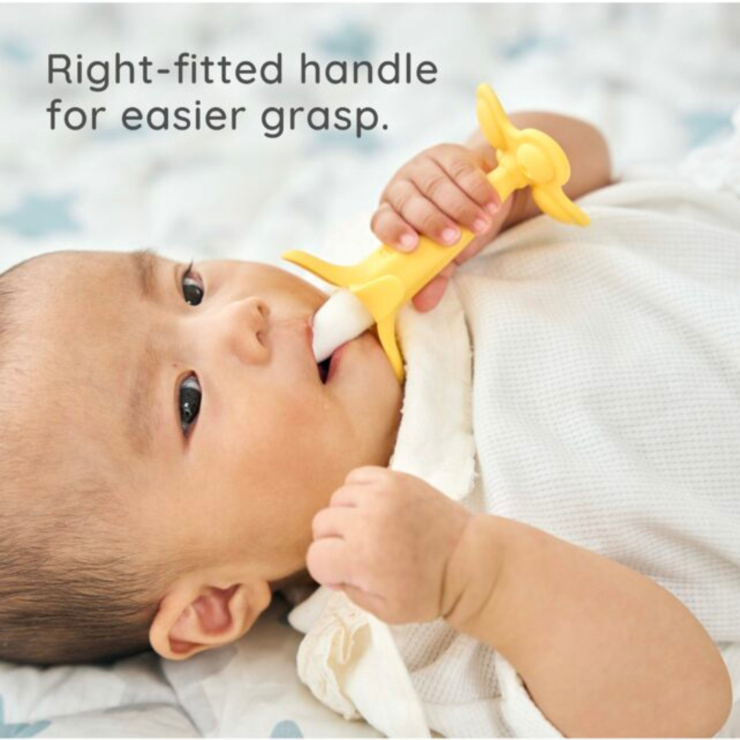 Edisonmama My First Silicon Baby Toothbrush Banana
