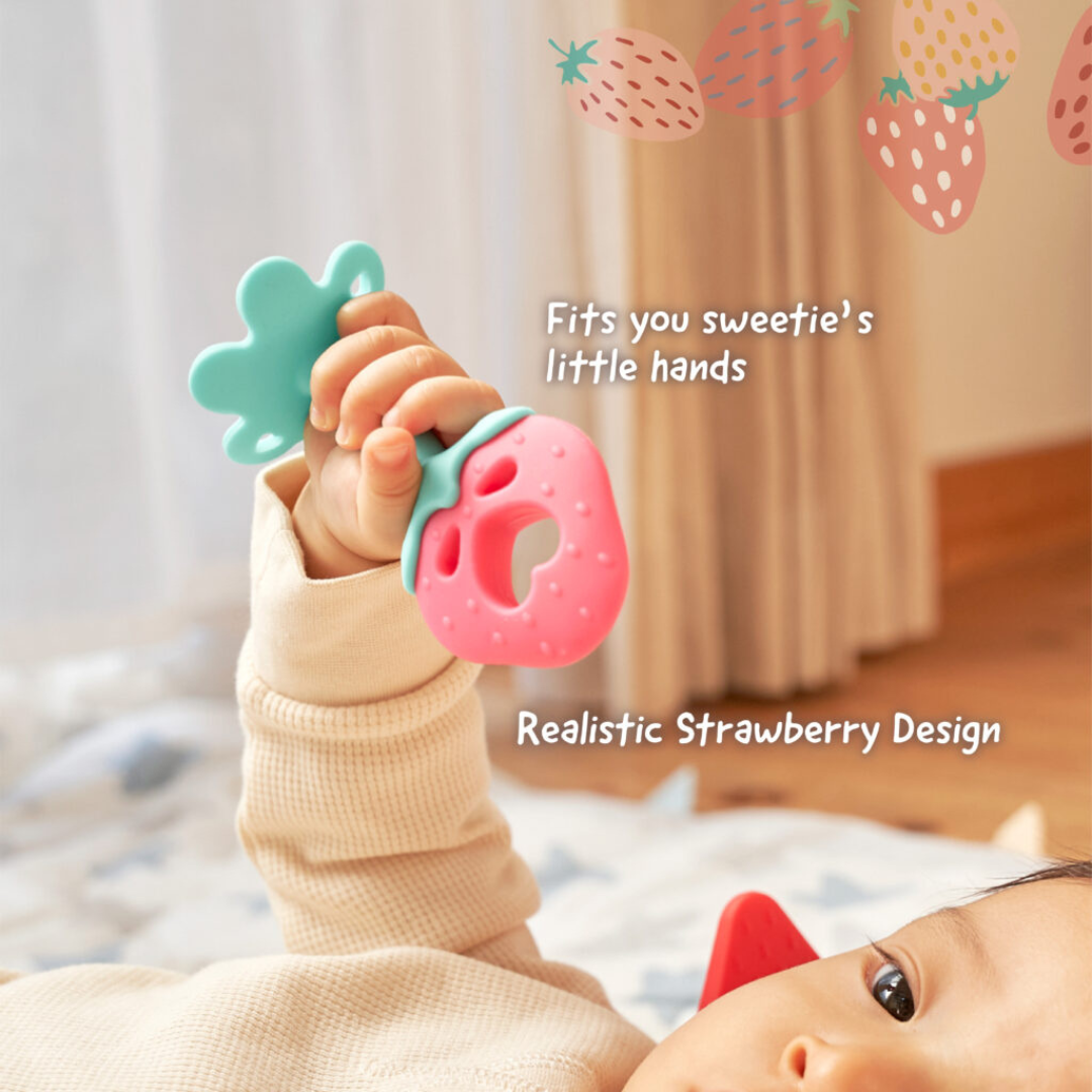 Edisonmama Kamikami Baby Strawberry Teether