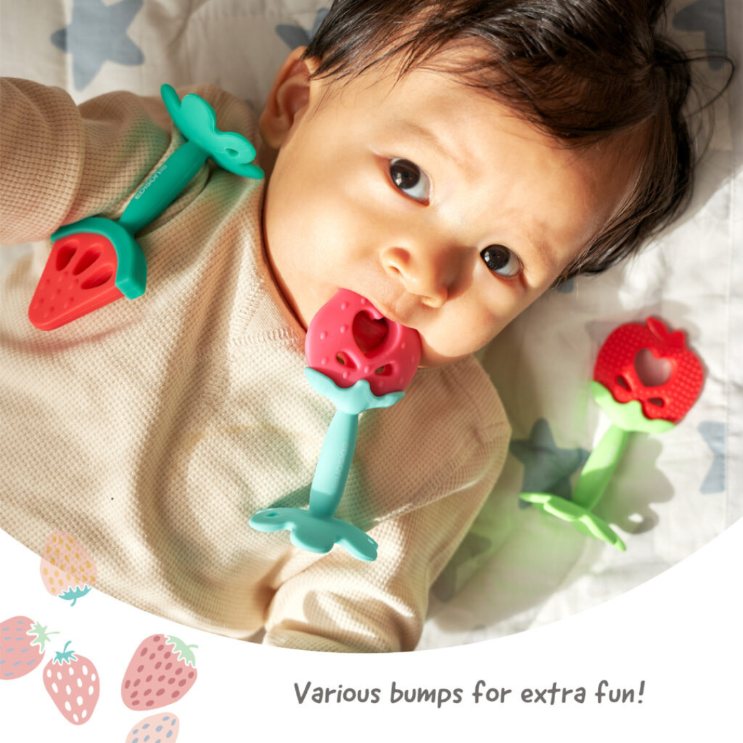 Edisonmama Kamikami Baby Strawberry Teether