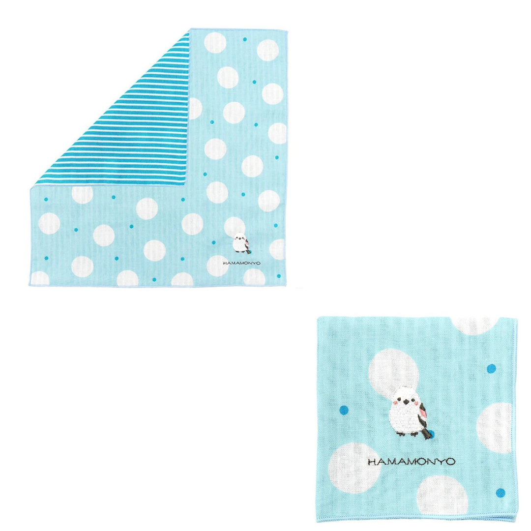 Japanese traditional handkerchief with a fortune bird